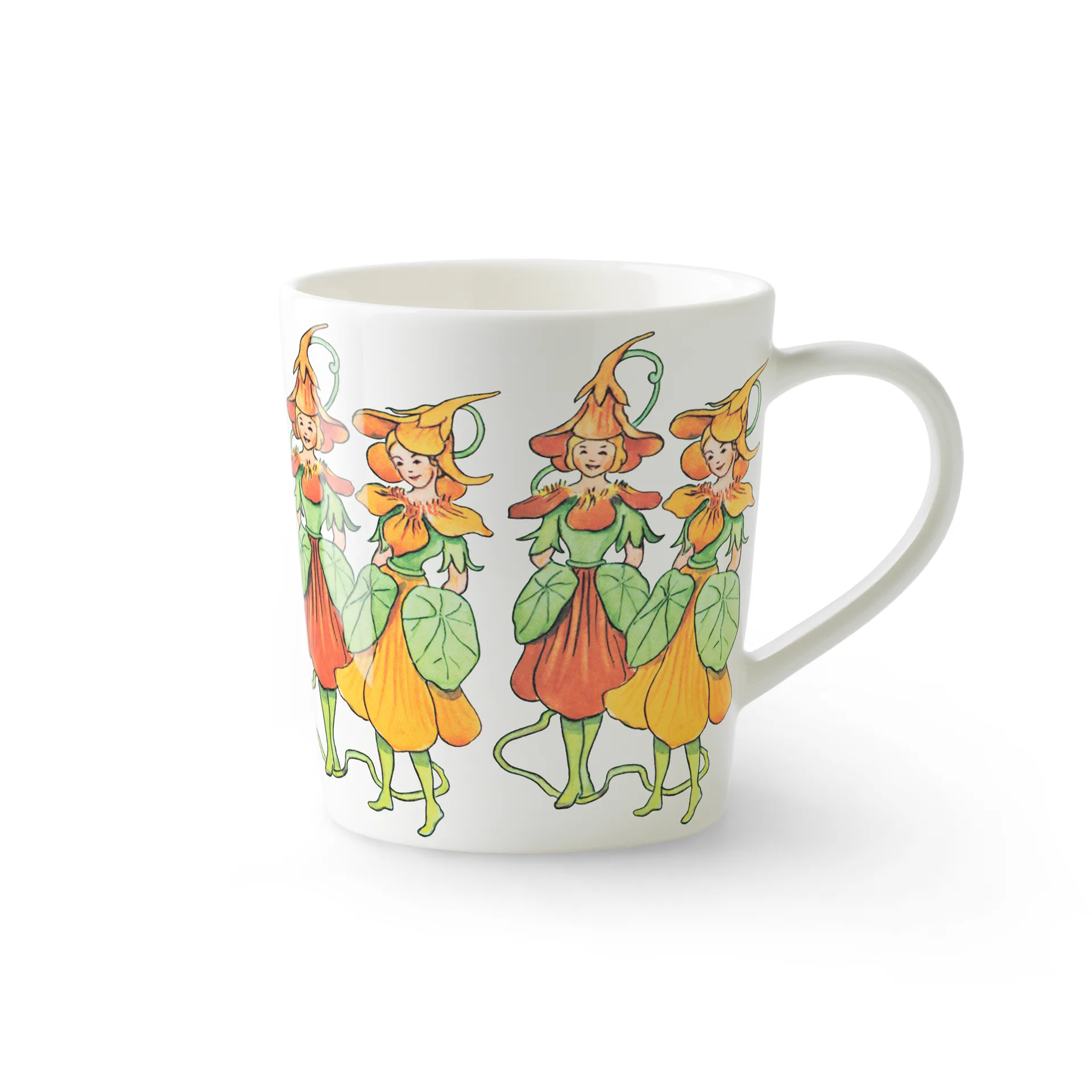 Mug Nasturtium avec poignée 40 cl, White Design House Stockholm