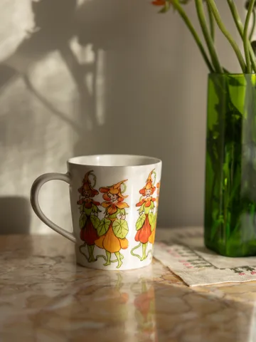 Mug Nasturtium avec poignée 40 cl - White - Design House Stockholm