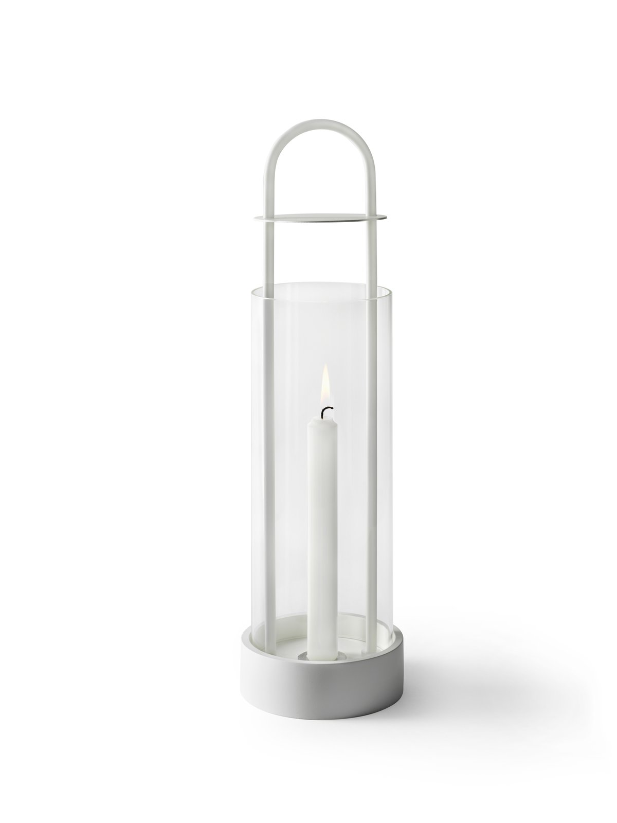Design House Stockholm Photophore hurricane Lotus blanc