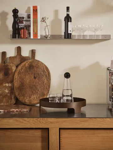 Plateau Bridge - Chêne foncé, Ø42 cm - Design House Stockholm