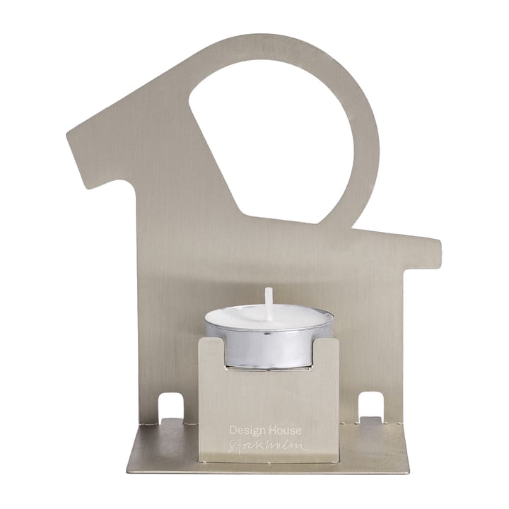 Porte-bougie pop-up bouc de Noël, Acier inoxydable Design House Stockholm