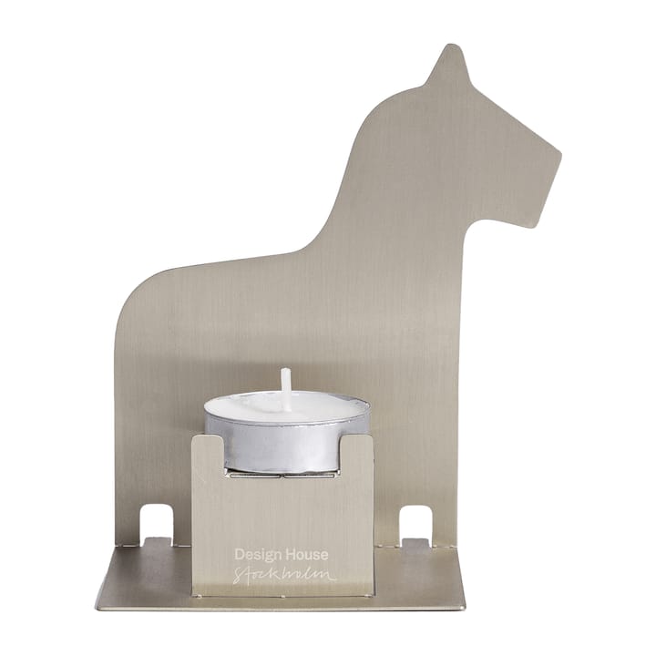 Porte-bougie pop-up cheval de Dalécarlie, Acier inoxydable Design House Stockholm