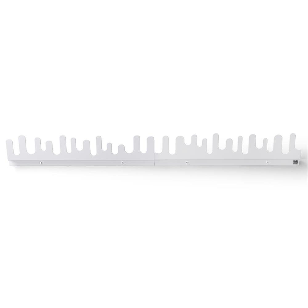 design house stockholm porte-manteau mural wave blanc