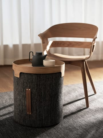 Pouf Björk haut - gris clair - Design House Stockholm
