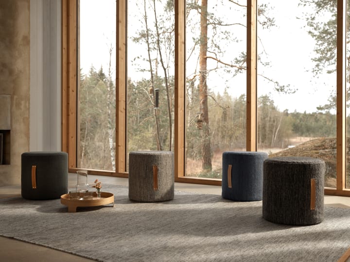 Pouf Björk haut - gris foncé - Design House Stockholm