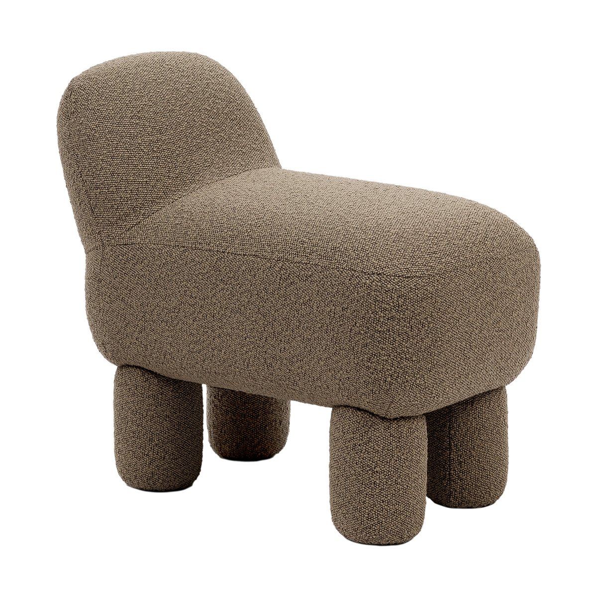 Design House Stockholm Pouf Lulu 36x65 cm Brown | Design Scandinave | Poufs | Marron