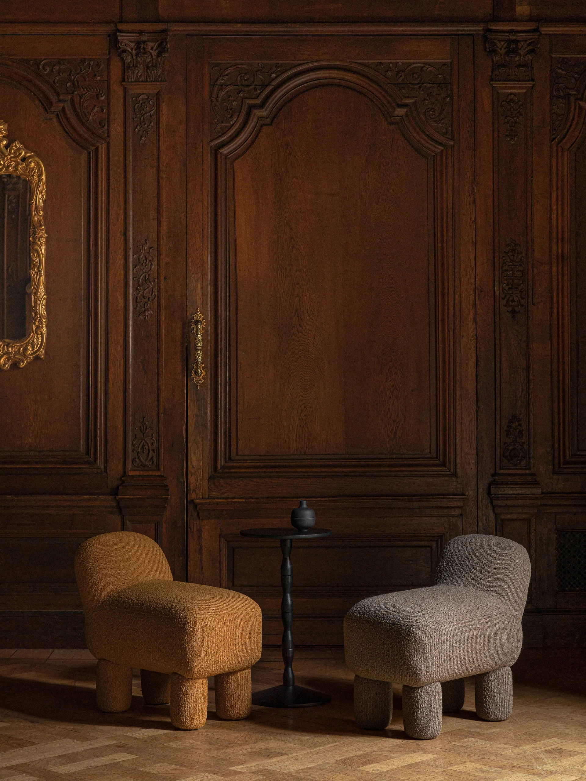 Pouf Lulu 36x65 cm, Yellow Design House Stockholm