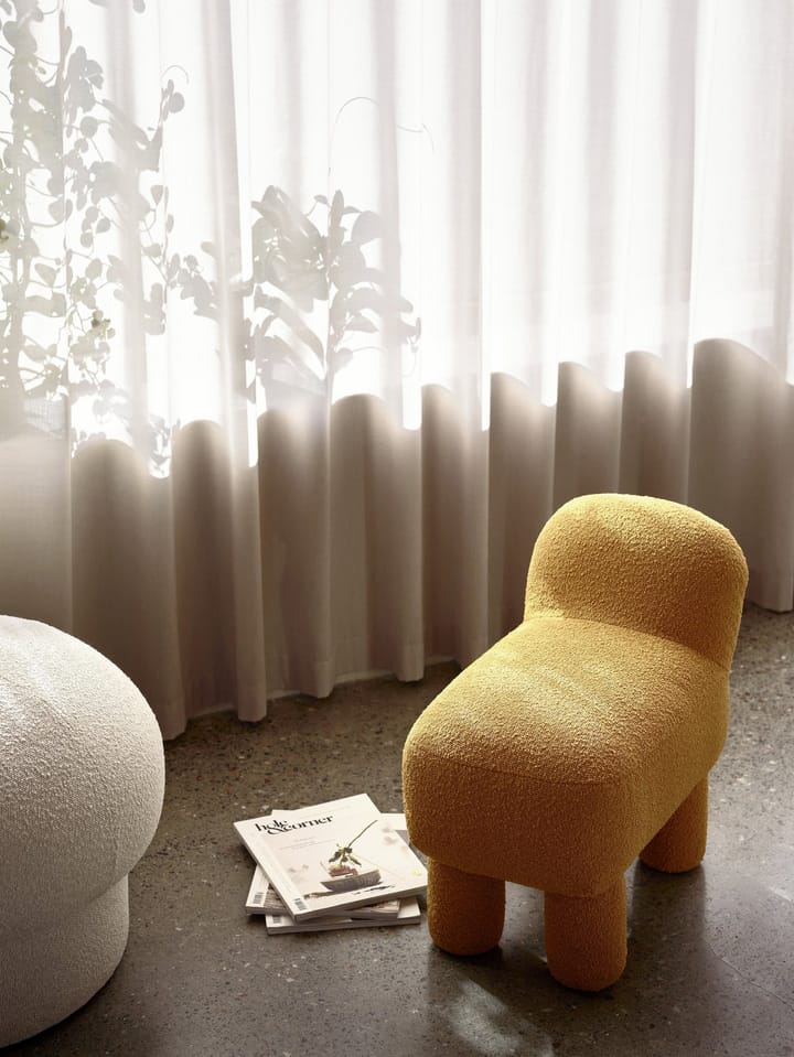 Pouf Lulu 36x65 cm, Yellow Design House Stockholm