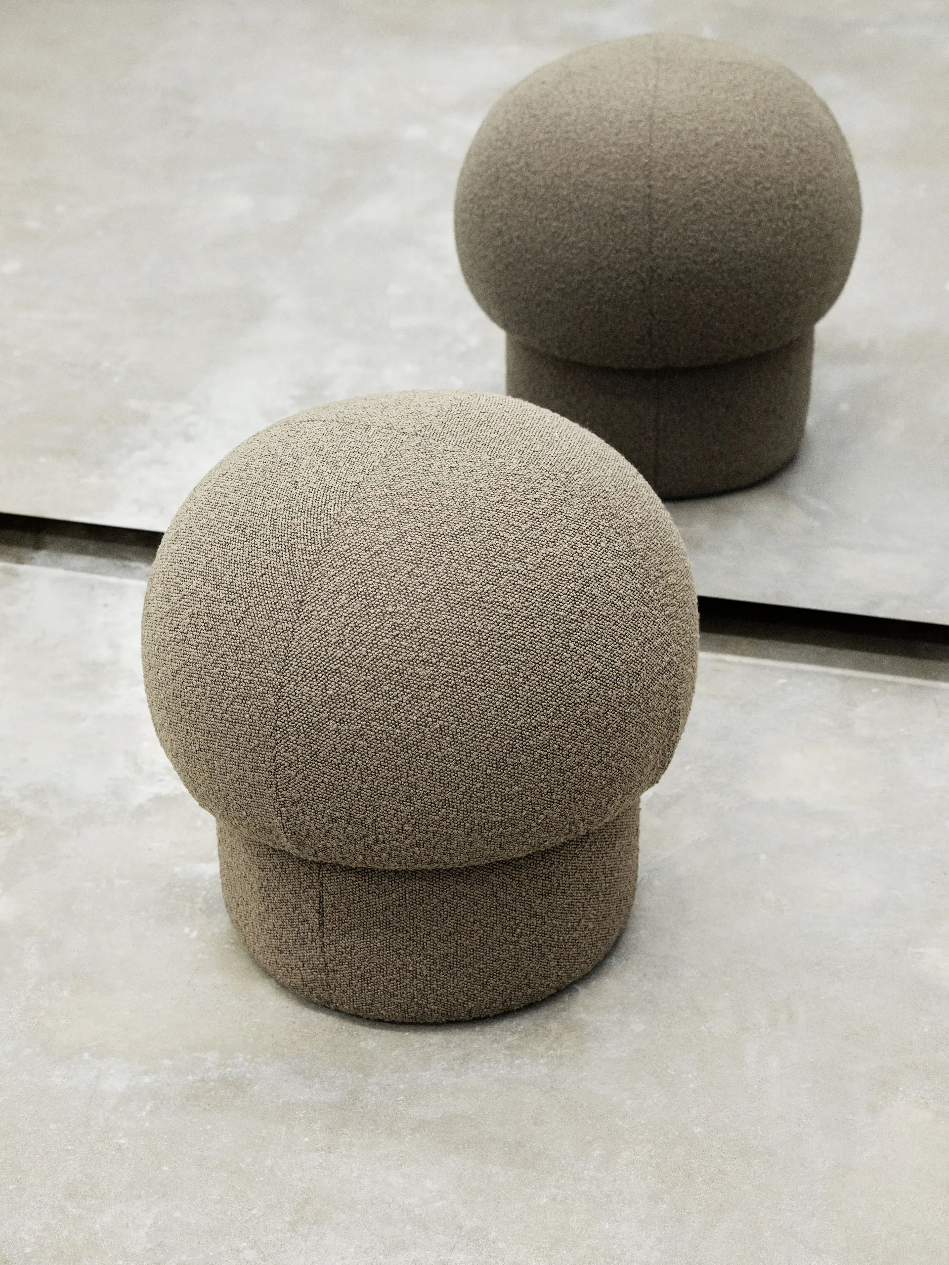Pouf Uno Ø50 cm, Brown Design House Stockholm