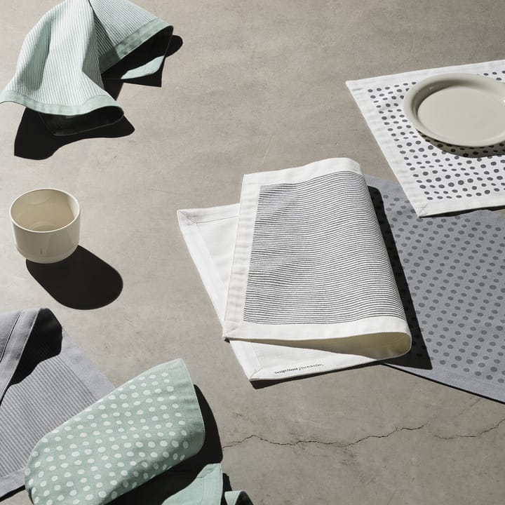 Set de table Design House Stockholm 37x50 cm - Off white-stripe - Design House Stockholm