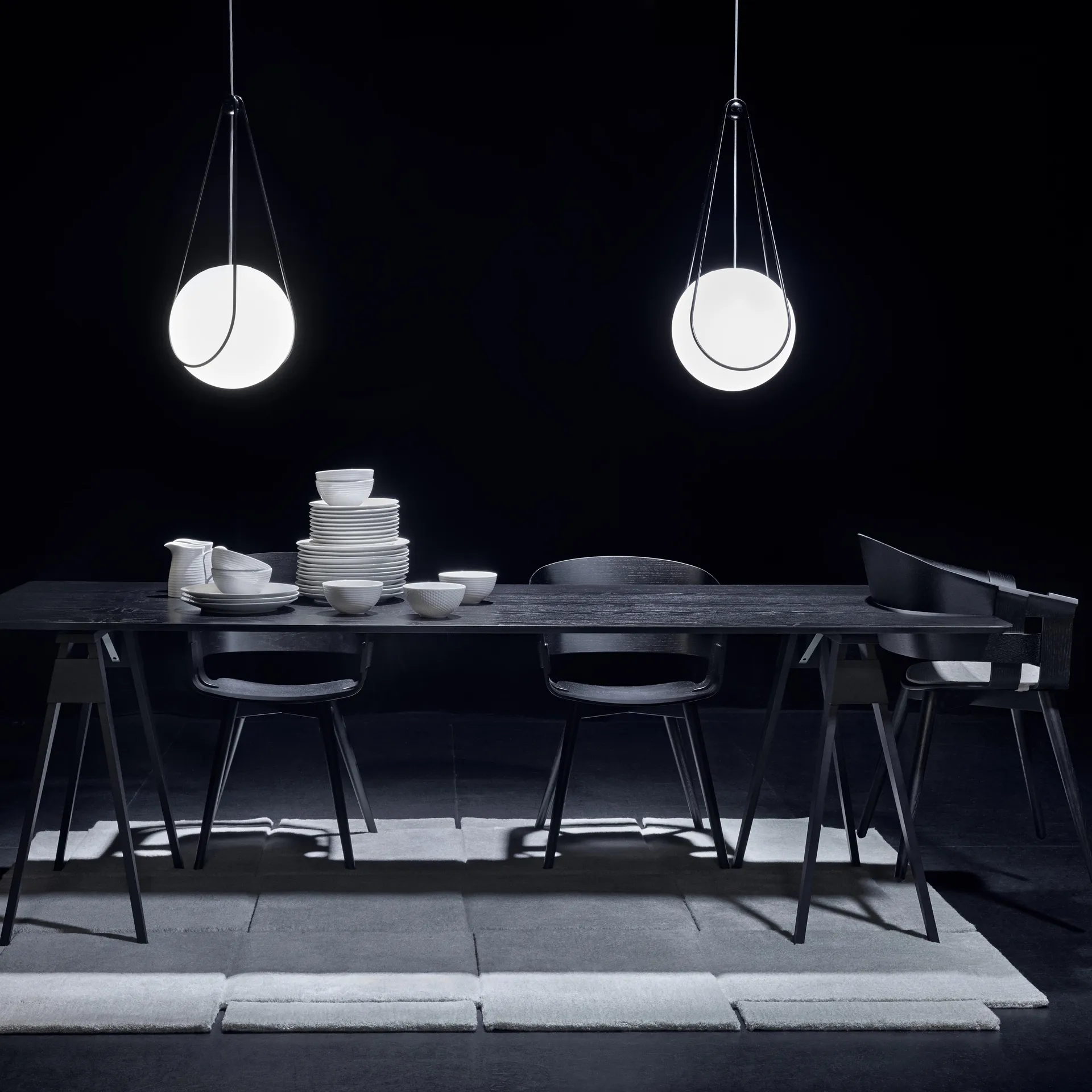 Support noir Kosmos, moyen Design House Stockholm