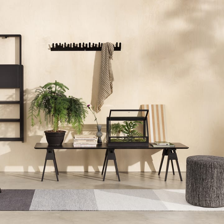 Table basse Arco 42x180 cm - Noir - Design House Stockholm