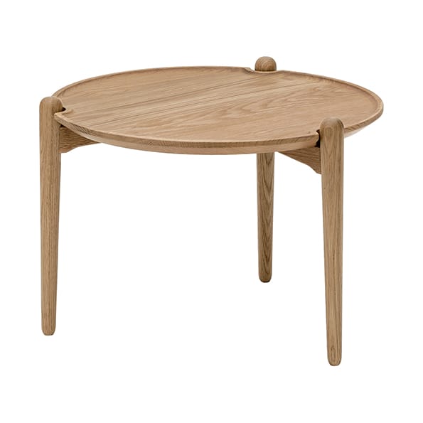 Table basse Aria Ø90 cm - Chêne 30 cm - Design House Stockholm