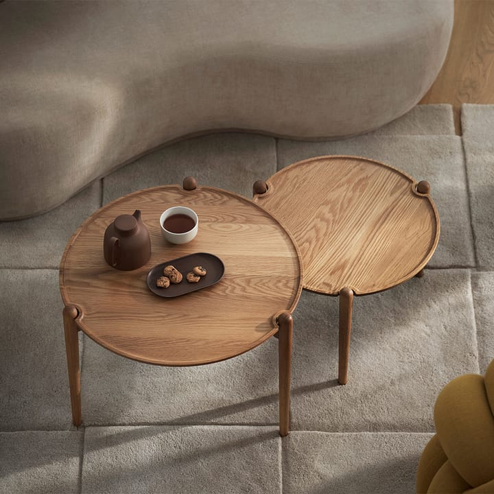 Table basse Aria Ø90 cm, Chêne 30 cm Design House Stockholm