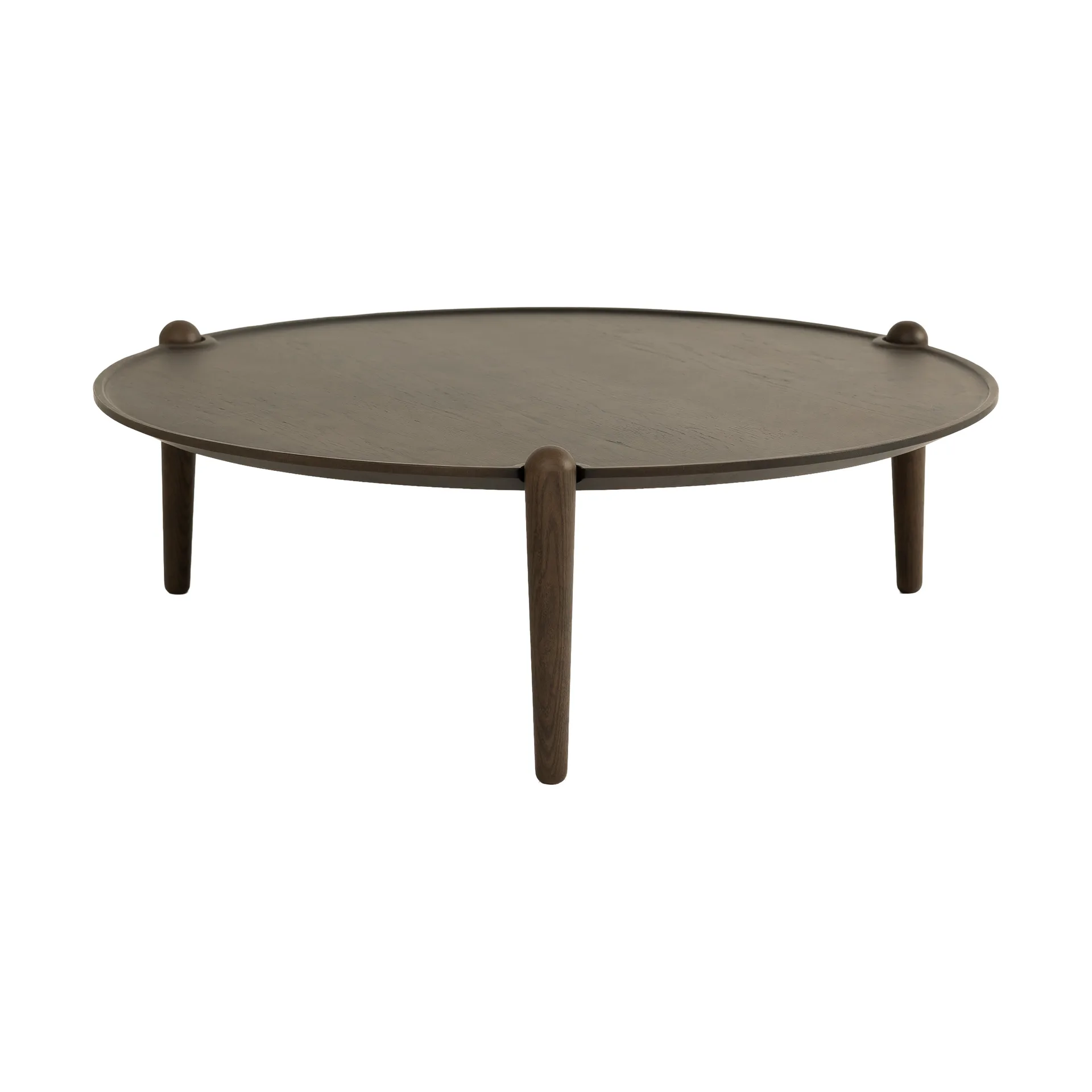 Table basse Aria, Chêne foncé, Ø90x30 cm Design House Stockholm