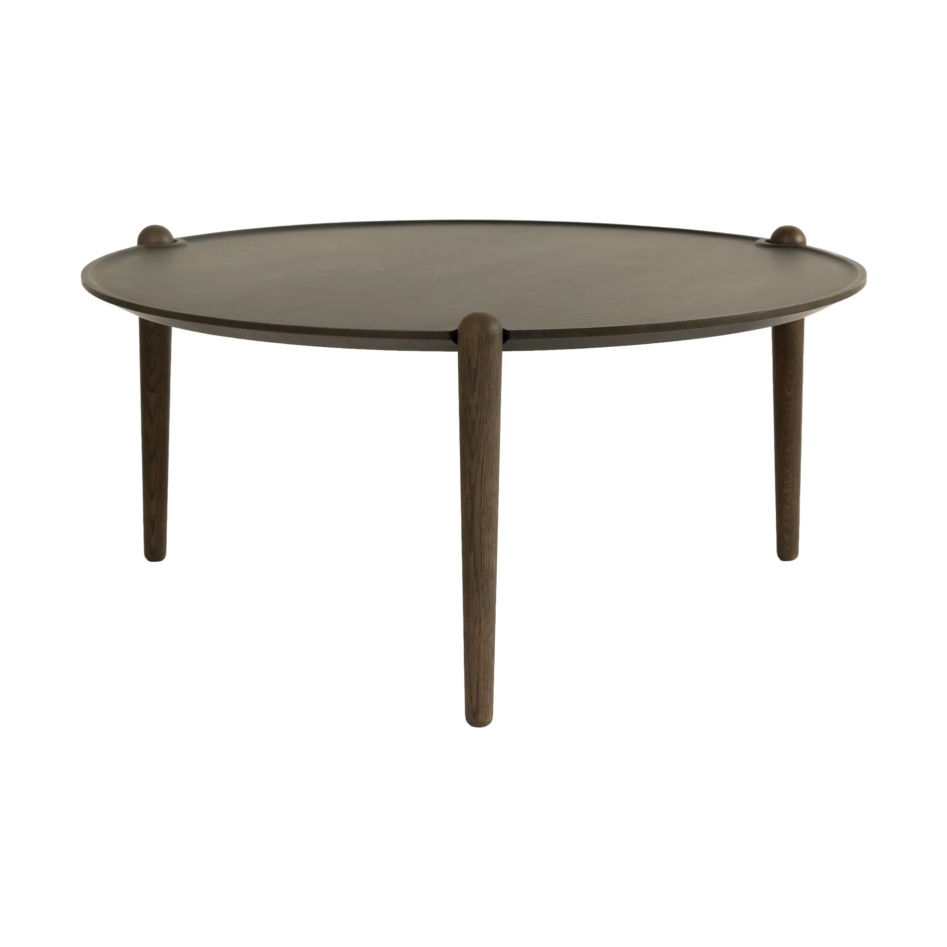 Table basse Aria, Chêne foncé, Ø90x42,5 cm Design House Stockholm