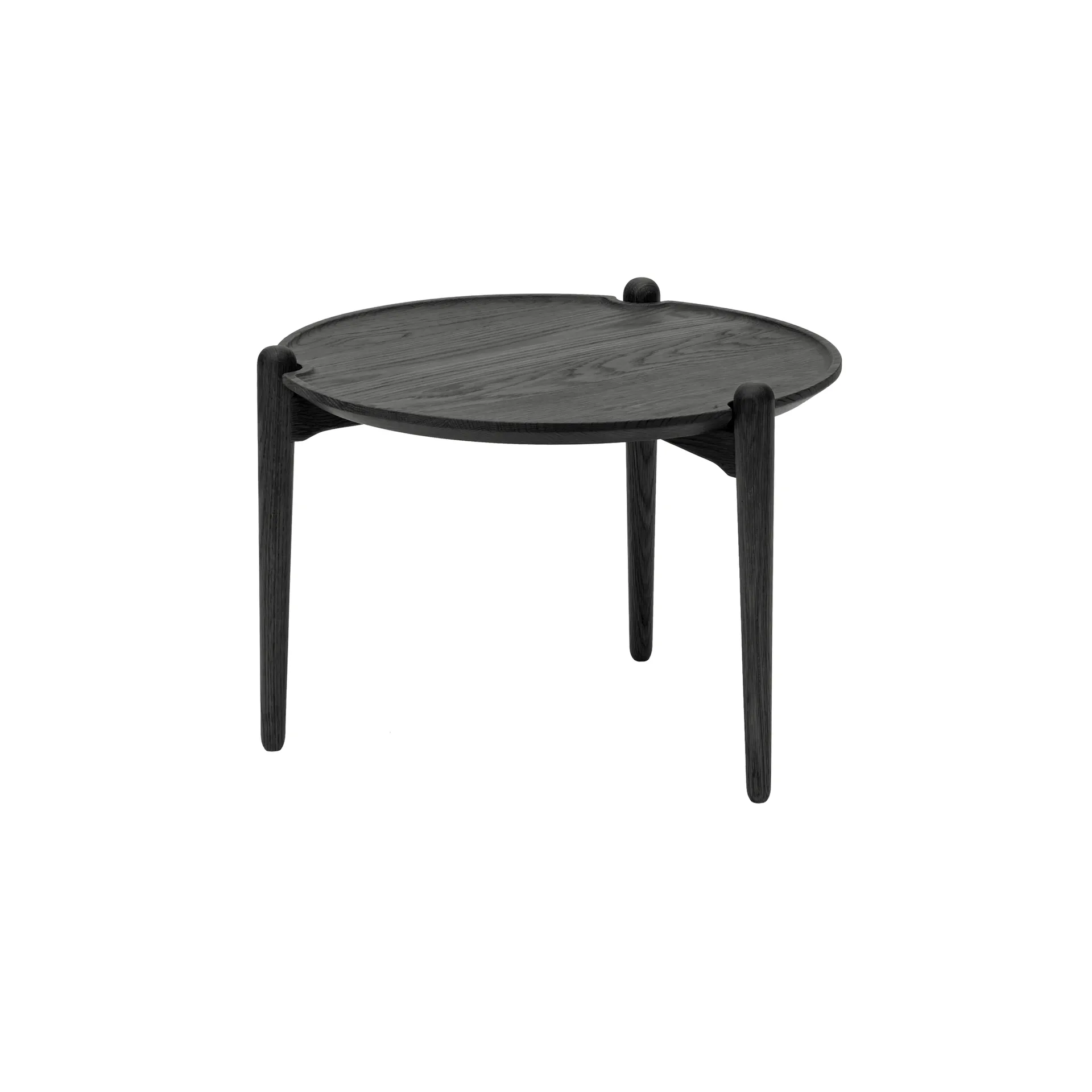 Table basse Aria, Chêne noir, Ø50x37 cm Design House Stockholm
