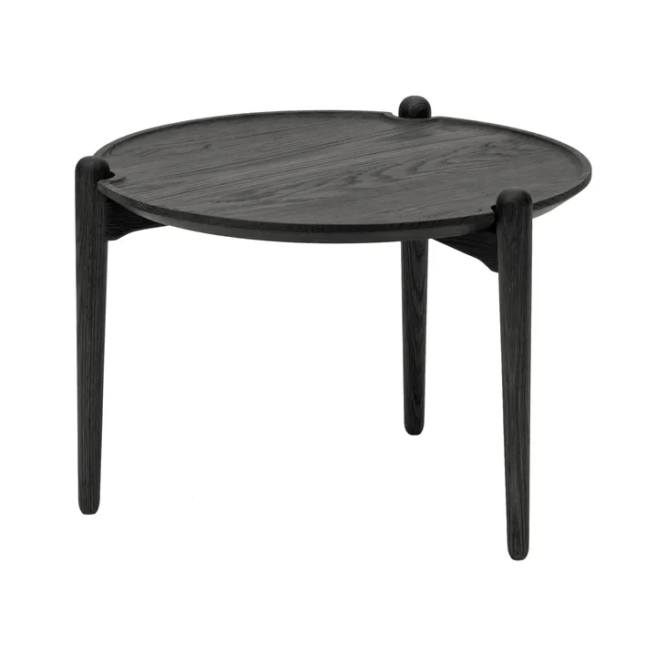 Table basse Aria - Chêne noir, Ø60x37 cm - Design House Stockholm