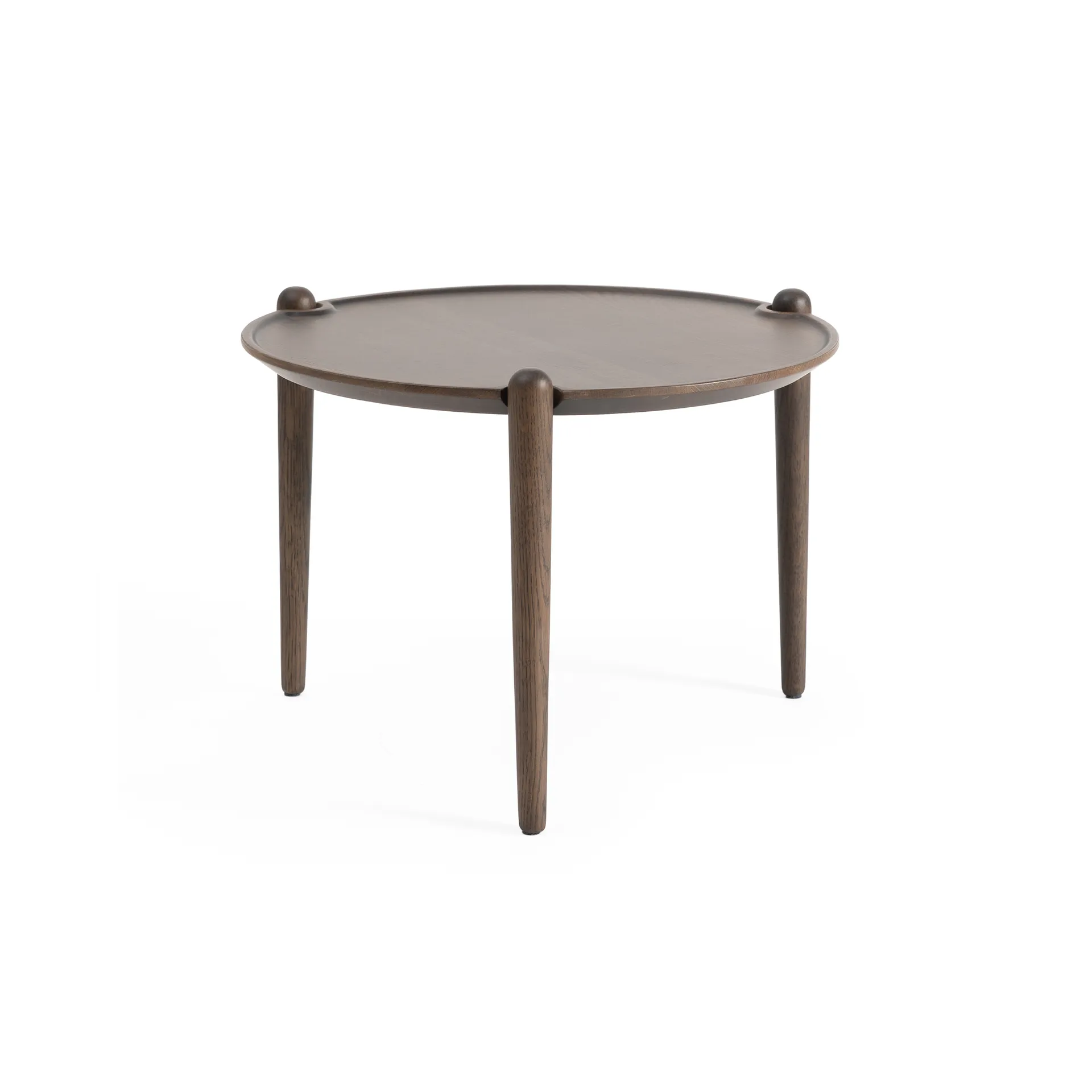 Table basse Aria, Dark oak, Ø50x37 cm Design House Stockholm