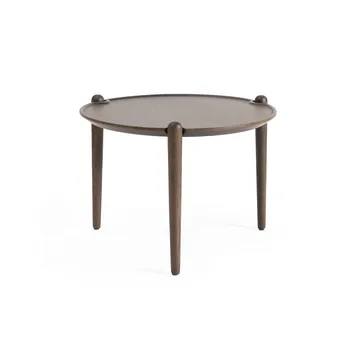 Table basse Aria - Dark oak, Ø50x37 cm - Design House Stockholm