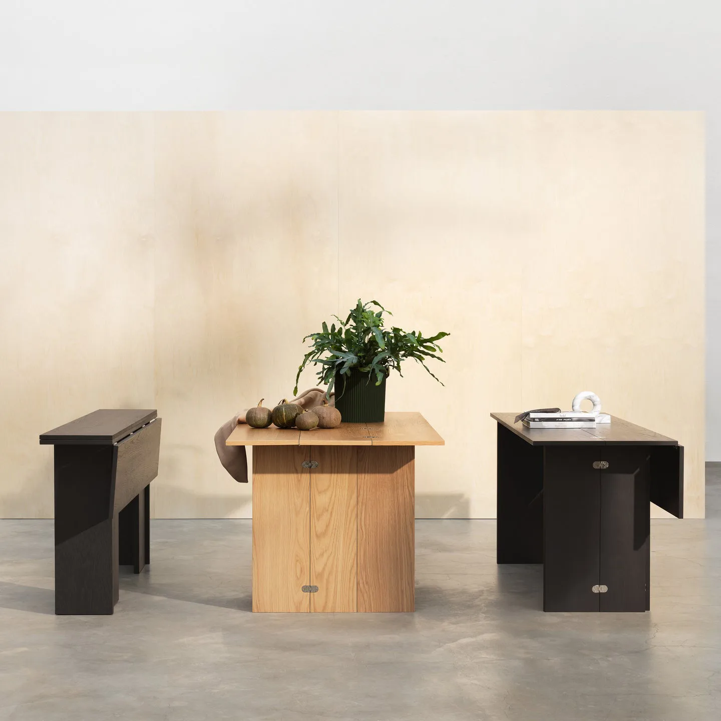 Table Flip, Noir 90 cm Design House Stockholm