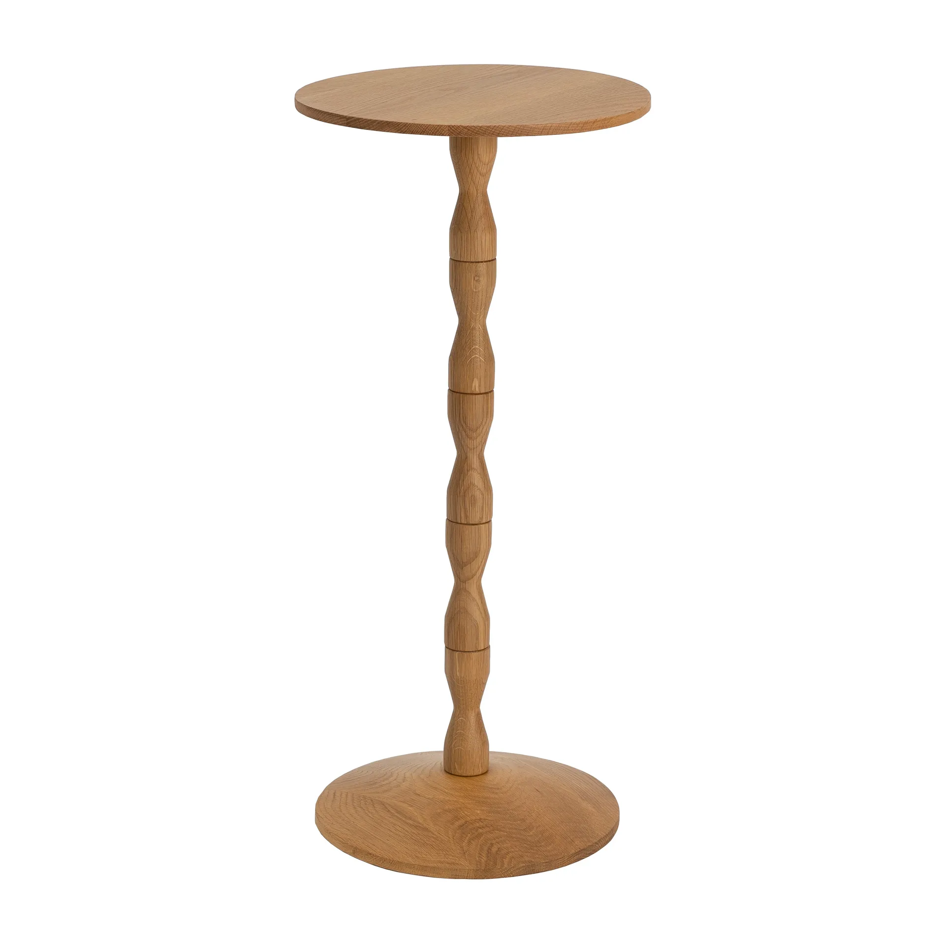 Table Pedestal Ø31x67,5 cm, Oak Design House Stockholm