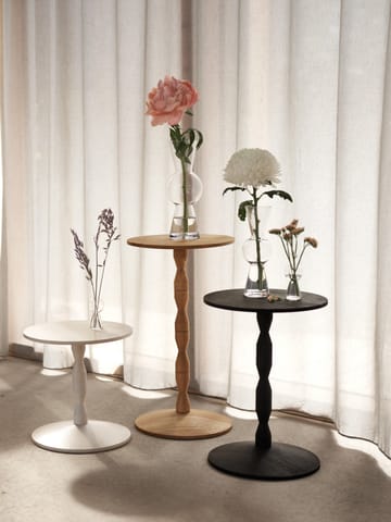 Table Pedestal Ø31x67,5 cm - Stained white grey - Design House Stockholm