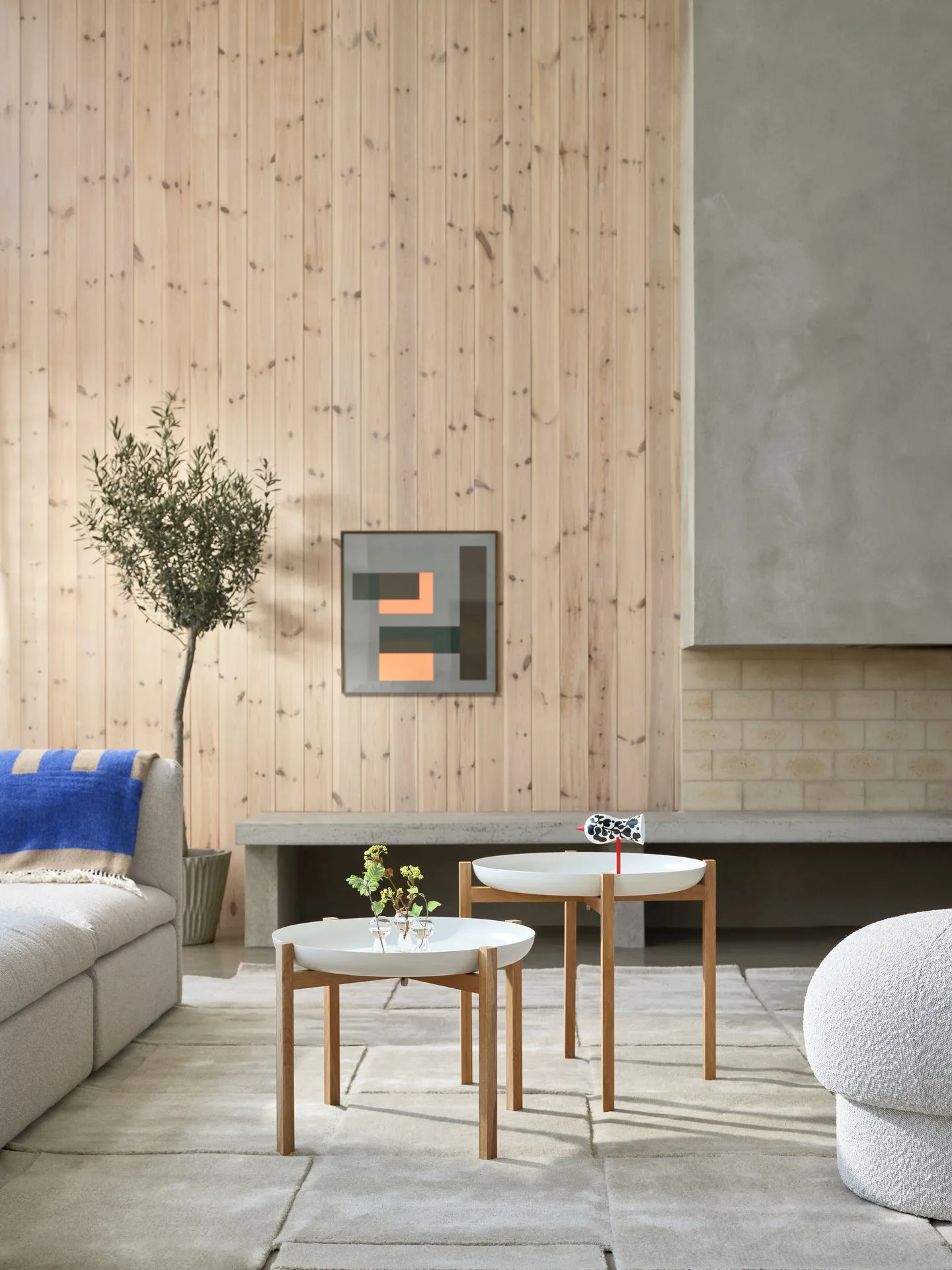 Tables d'appoint Tablo Table Set, High white Design House Stockholm