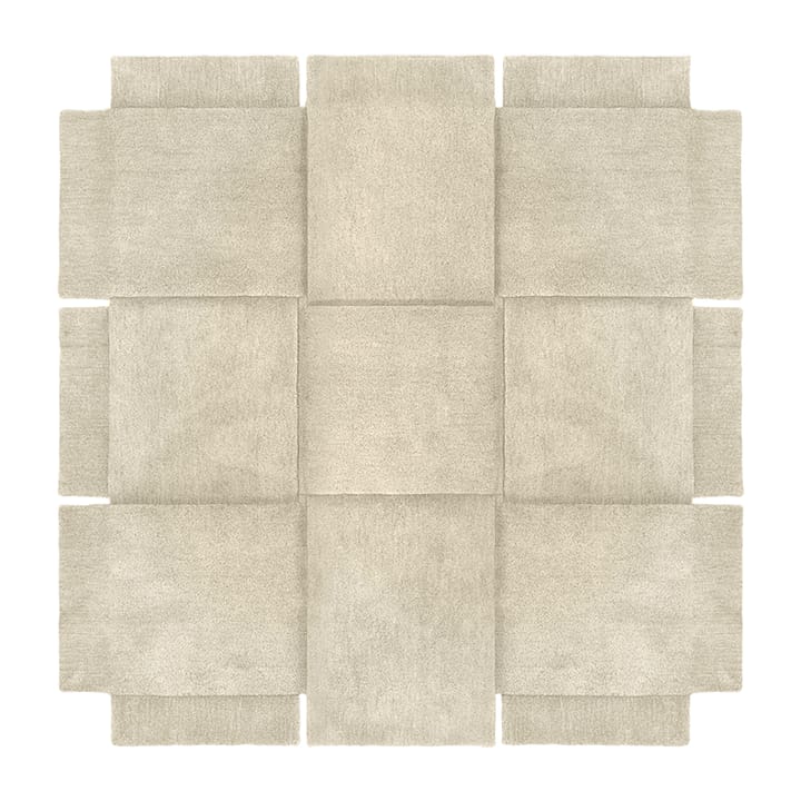 Tapis Basket beige - 180x180 cm - Design House Stockholm