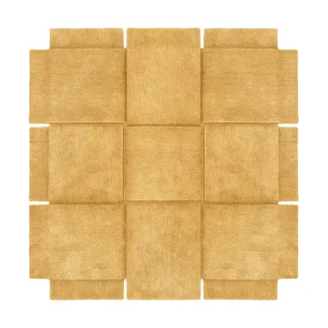 Tapis Basket ocre jaune - 180x180 cm - Design House Stockholm