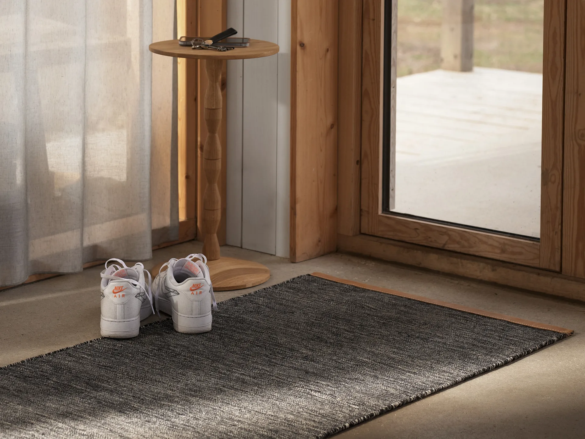 Tapis Björk gris foncé, 80x250 cm Design House Stockholm