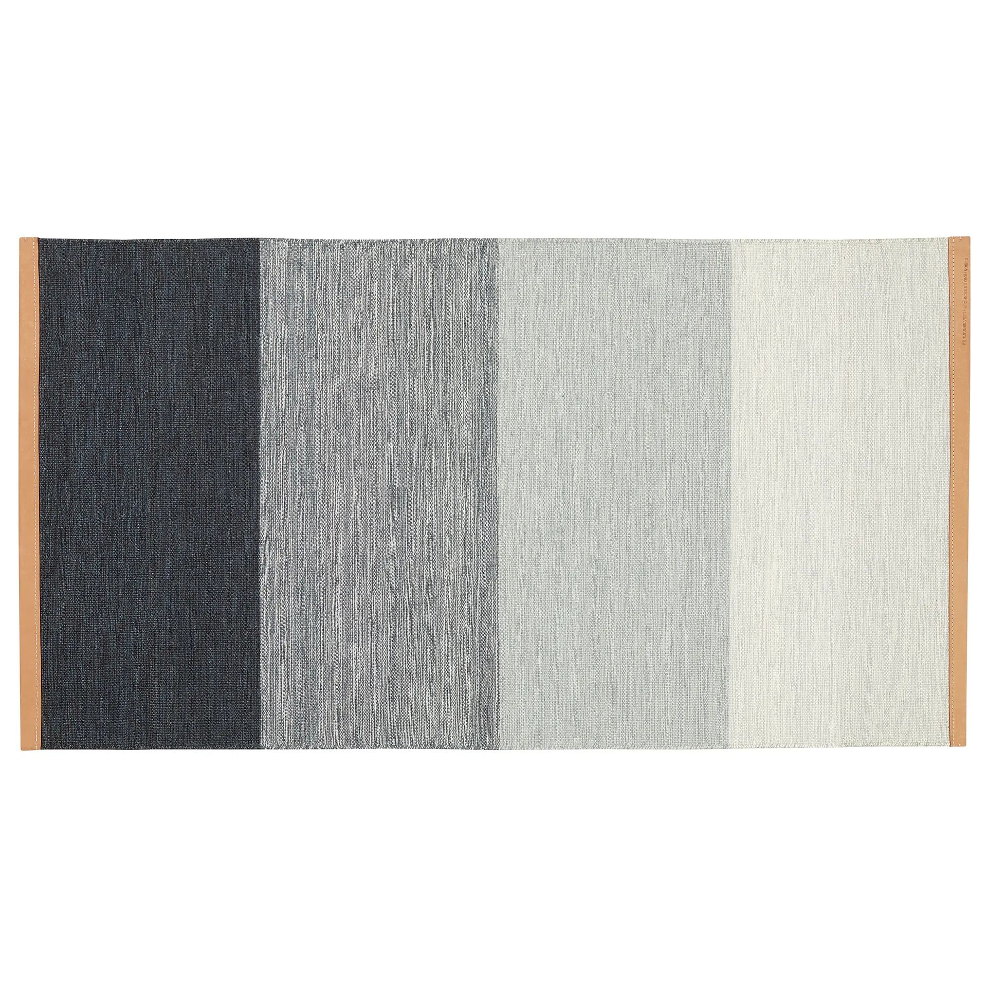 Tapis Fields 70x130 cm, Bleu-gris Design House Stockholm
