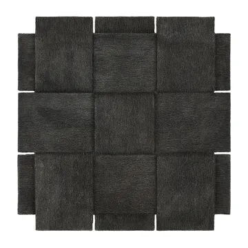 Tapis gris foncé Basket - 180x180 cm - Design House Stockholm