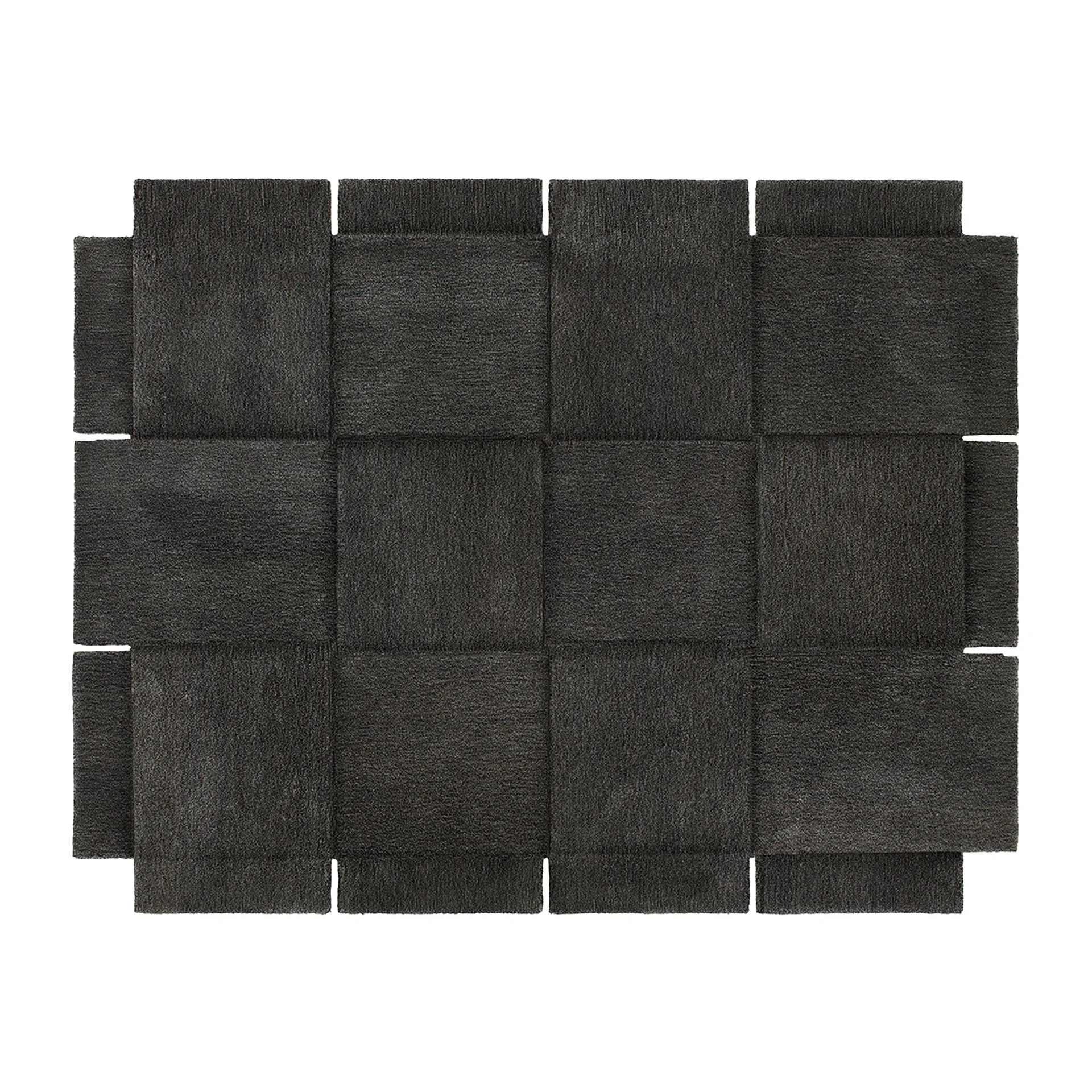 Tapis gris foncé Basket, 185x240 cm Design House Stockholm
