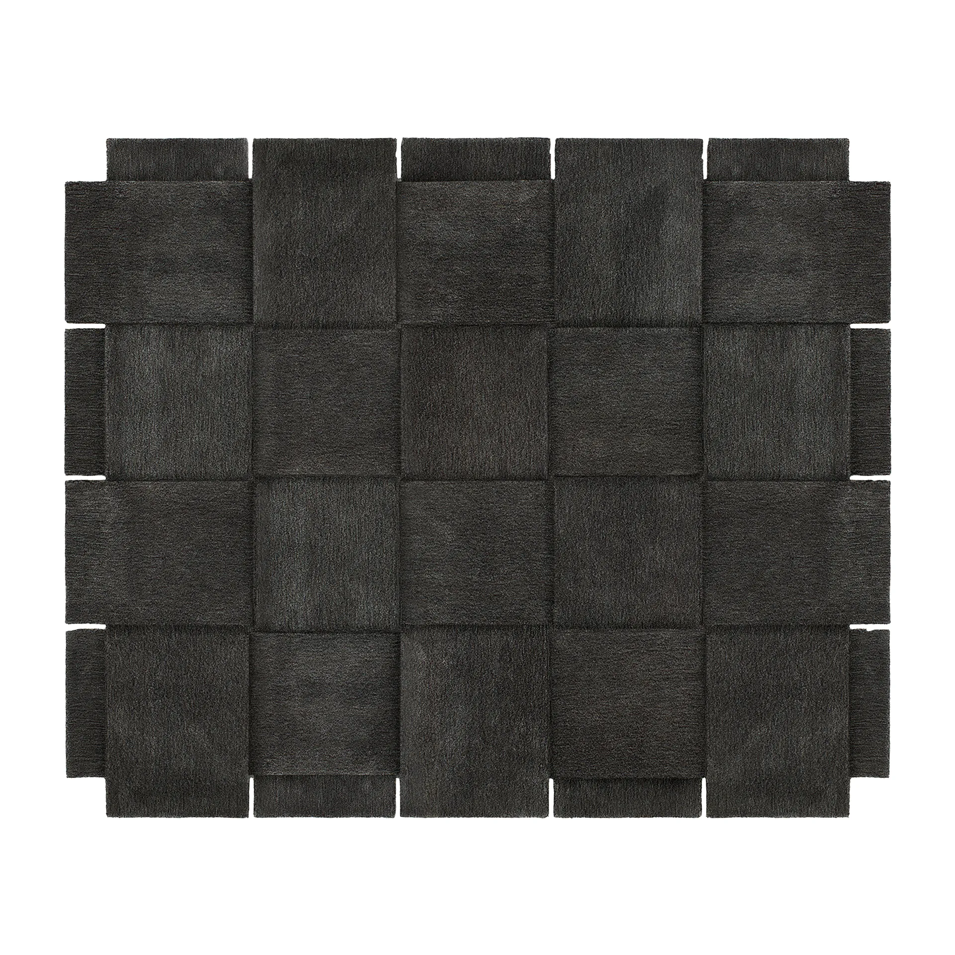 Tapis gris foncé Basket, 245x300 cm Design House Stockholm