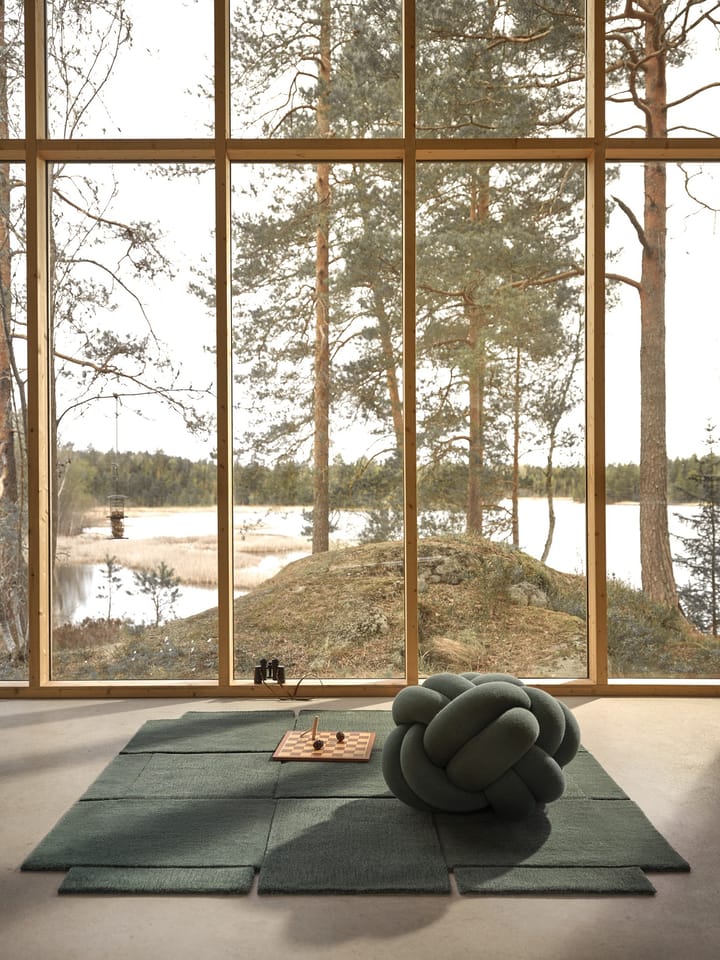 Tapis vert Basket, 180x180 cm Design House Stockholm