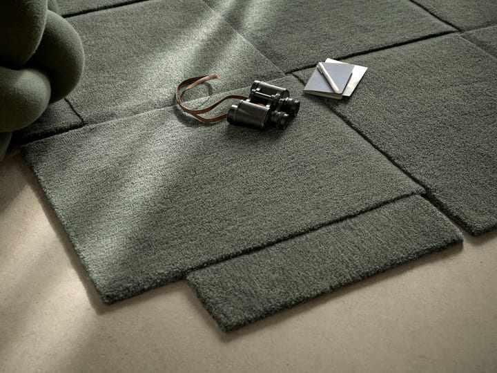 Tapis vert Basket, 245x245 cm Design House Stockholm