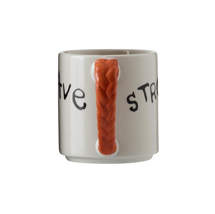 Tasse anniversaire Astrid Lindgren Fifi Brindacier 20cl, Strong Kind Brave Design House Stockholm