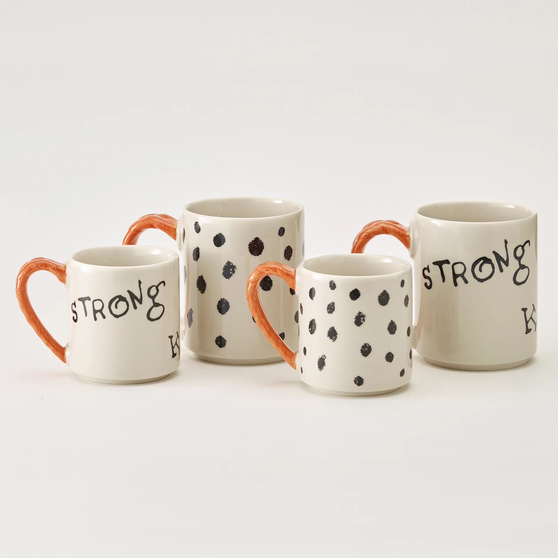 Tasse anniversaire Astrid Lindgren Fifi Brindacier 20cl, Strong Kind Brave Design House Stockholm