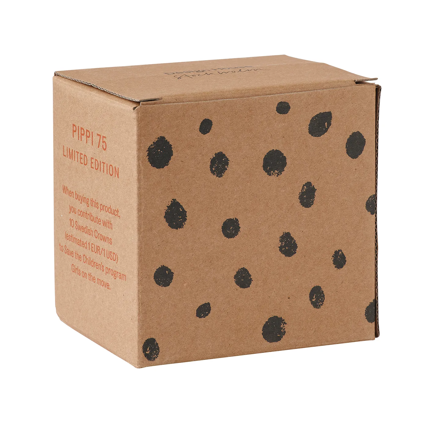 Tasse anniversaire Astrid Lindgren Fifi Brindacier 35cl, Dots Design House Stockholm