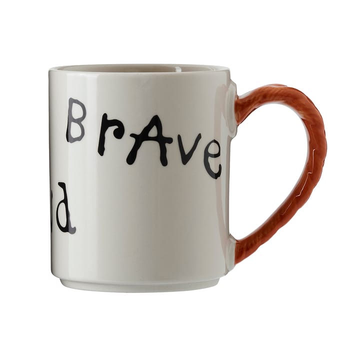 Tasse anniversaire Astrid Lindgren Fifi Brindacier 35cl, Strong Kind Brave Design House Stockholm