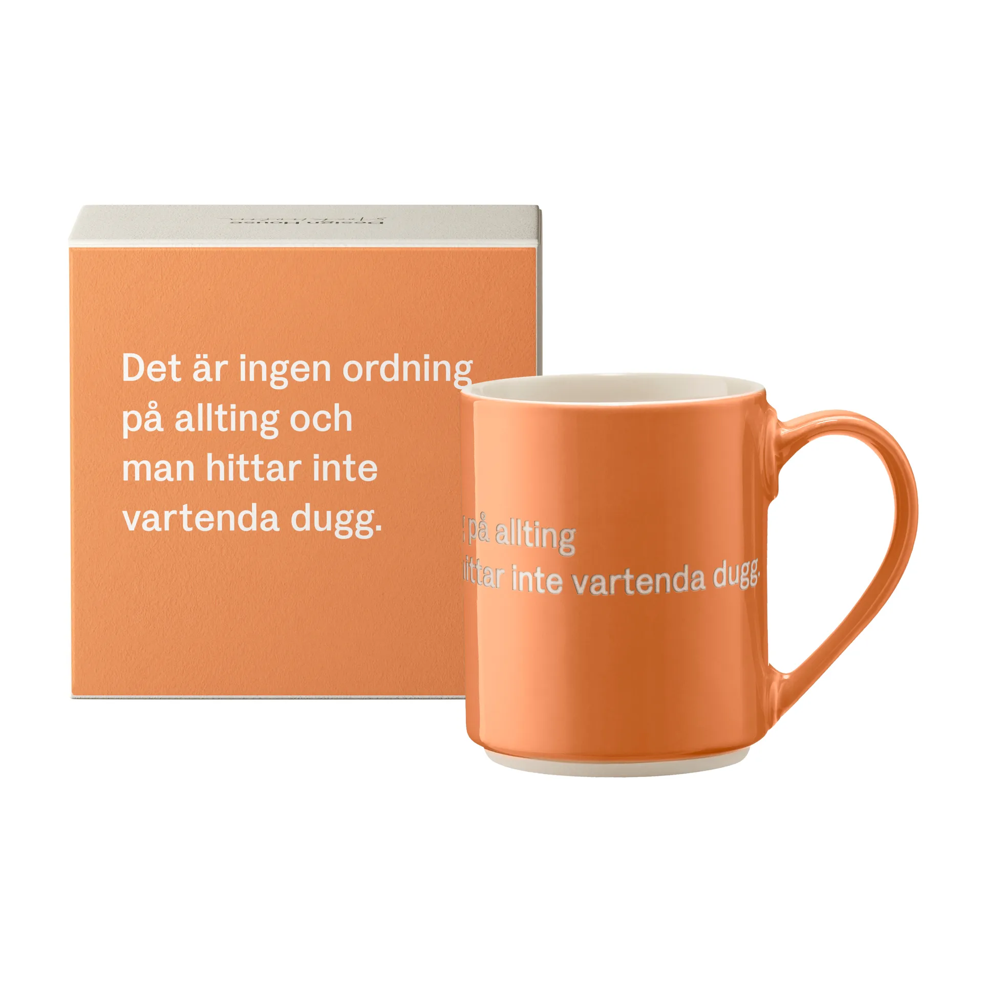 Tasse Astrid Lindgren, det är ingen ordning…, Texte suédois Design House Stockholm
