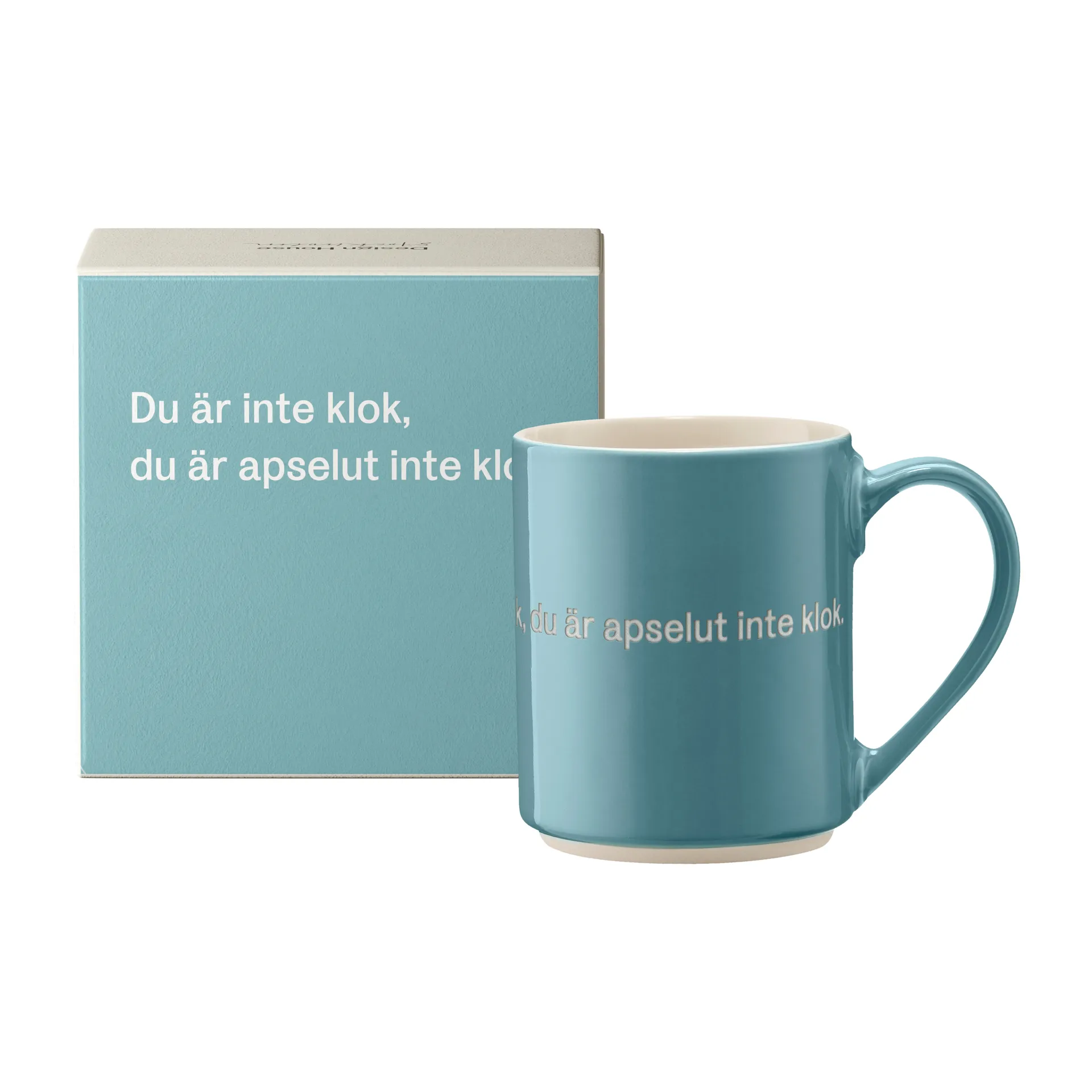 Tasse Astrid Lindgren, du är inte klok…, Texte suédois Design House Stockholm