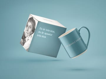 Tasse Astrid Lindgren, du är inte klok… - Texte suédois - Design House Stockholm