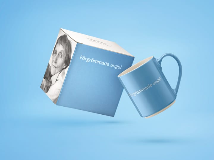 Tasse Astrid Lindgren, förgrömmade Unge!, Texte suédois Design House Stockholm