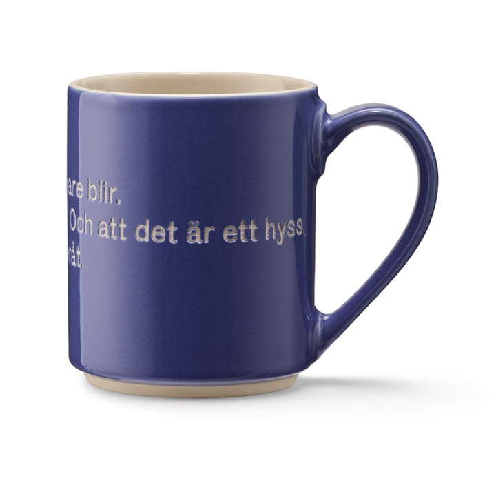 Tasse Astrid Lindgren, hyss hittar man inte på - bleu-suédois - Design House Stockholm