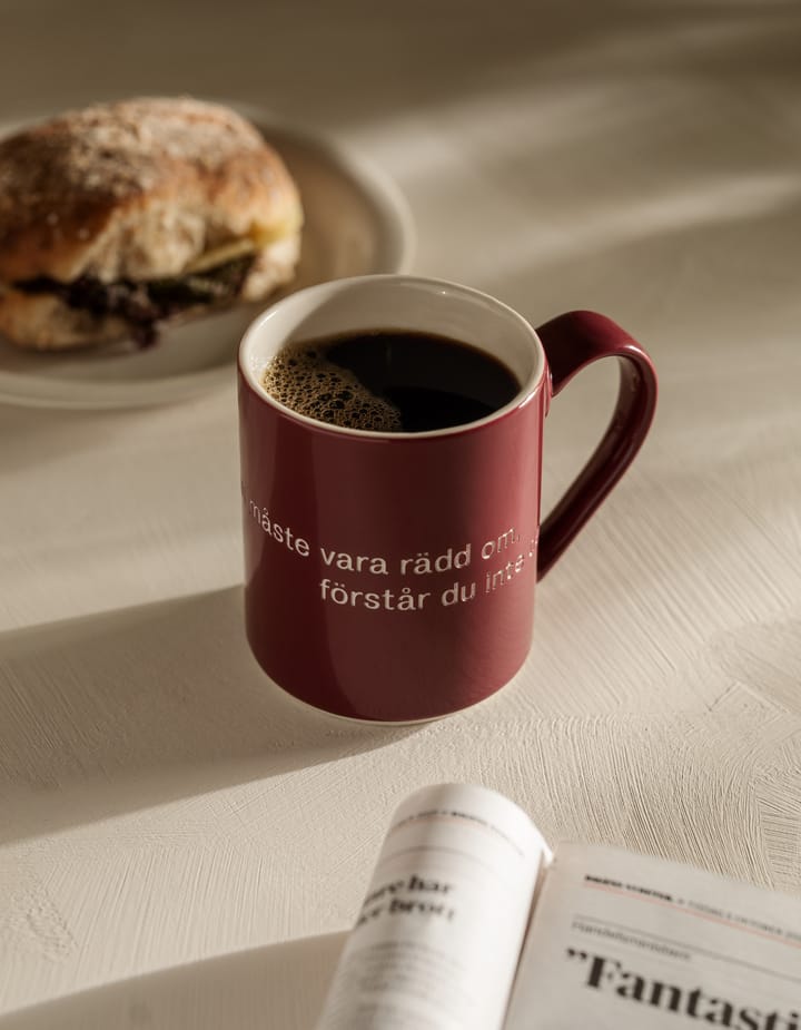 Tasse Astrid Lindgren, livet är en sak, Texte suédois Design House Stockholm