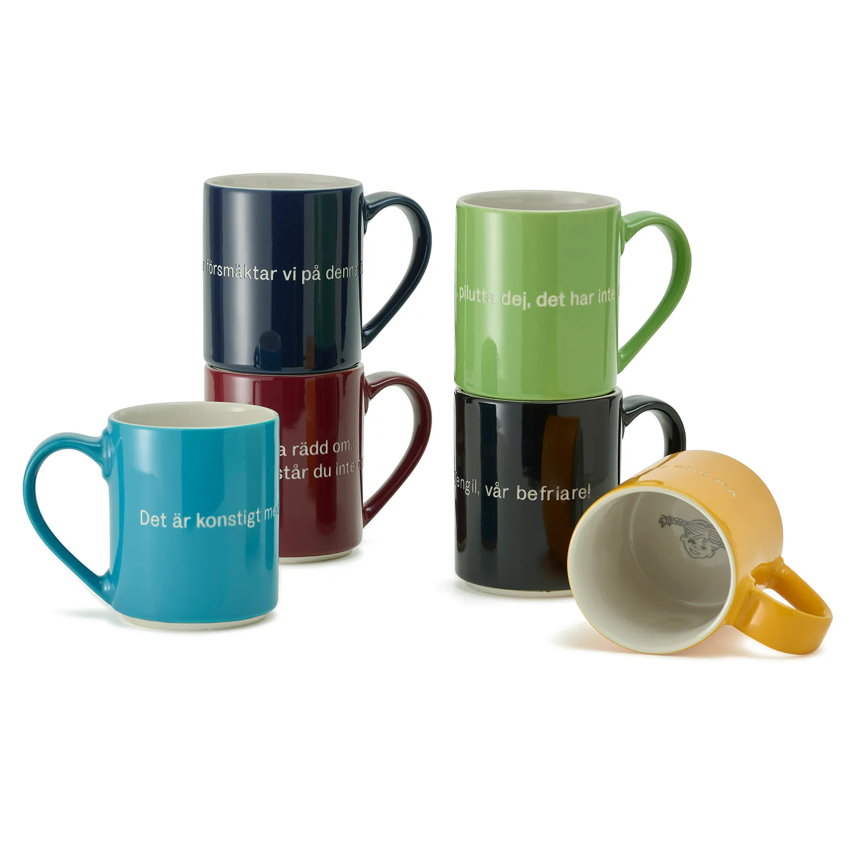 Tasse Astrid Lindgren, utan snus, Texte suédois Design House Stockholm