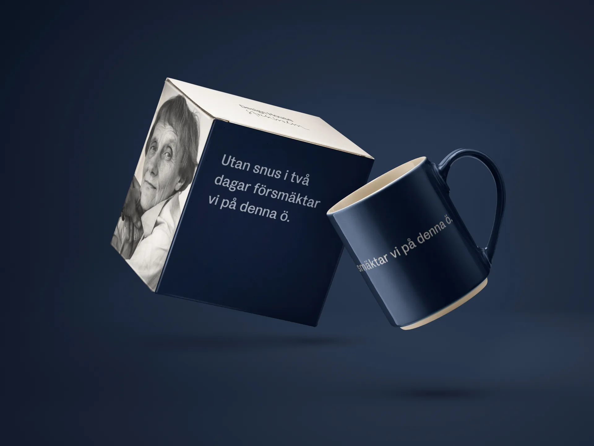 Tasse Astrid Lindgren, utan snus, Texte suédois Design House Stockholm