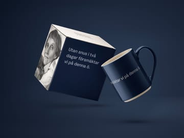 Tasse Astrid Lindgren, utan snus - Texte suédois - Design House Stockholm